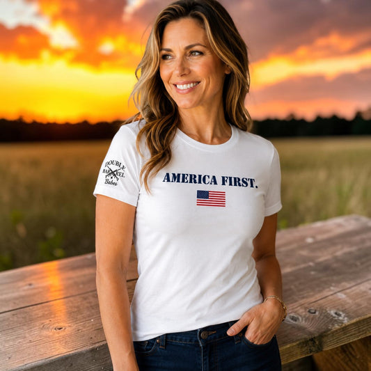 America First Crew -White Crew