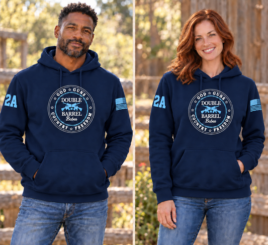 Navy Hoodie - with the DBB logo on the front