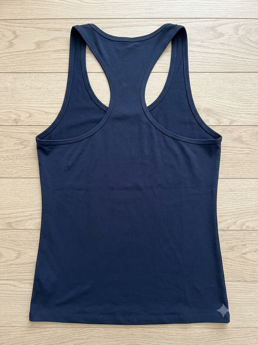 Navy Racer Back Tank