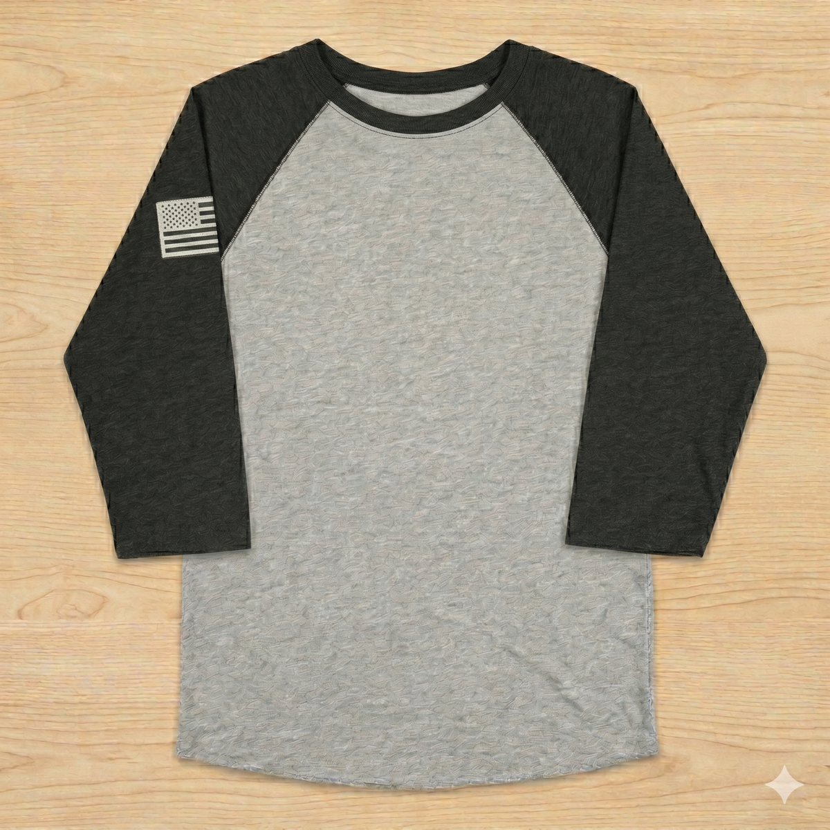 DBB Jersey - Two Tone Gray 3/4 Length Sleeves